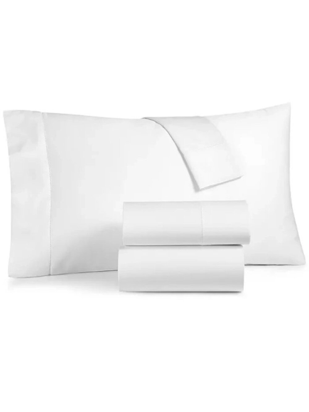 Charter Club Solid 550 Thread Count 100% Cotton 4-Pc. Sheet Set Queen $200